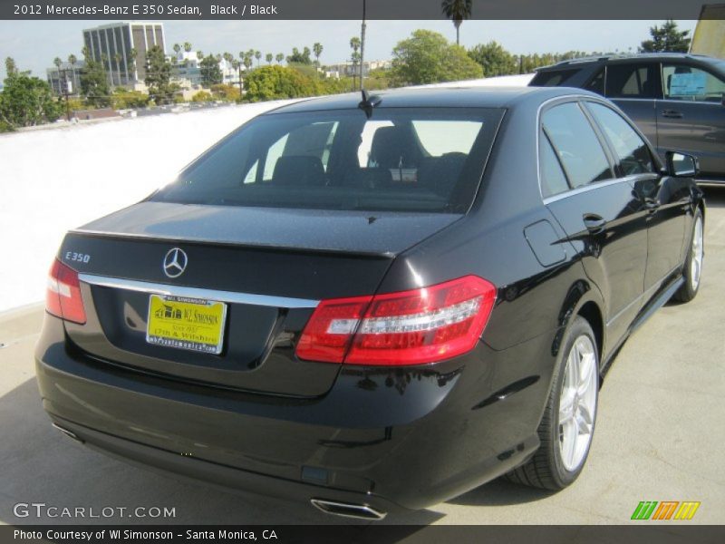 Black / Black 2012 Mercedes-Benz E 350 Sedan