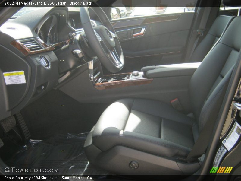 Black / Black 2012 Mercedes-Benz E 350 Sedan
