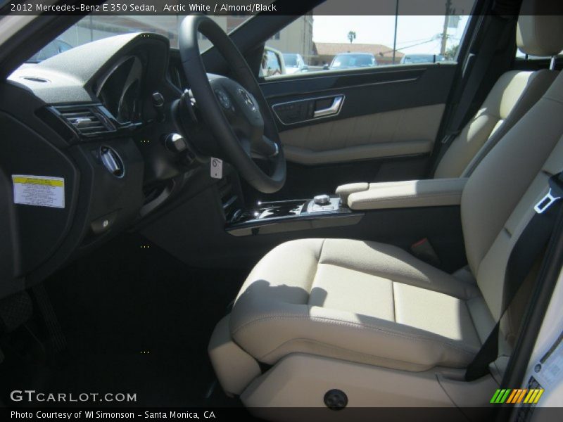 Arctic White / Almond/Black 2012 Mercedes-Benz E 350 Sedan