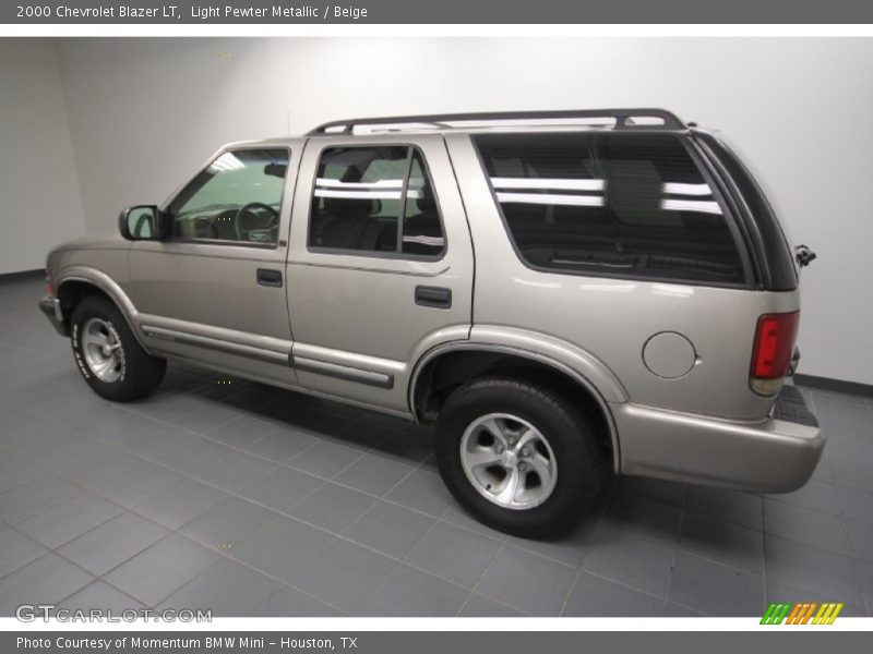 Light Pewter Metallic / Beige 2000 Chevrolet Blazer LT