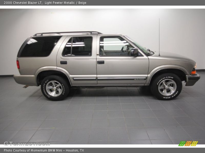 Light Pewter Metallic / Beige 2000 Chevrolet Blazer LT