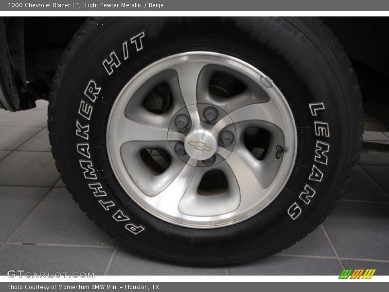 Light Pewter Metallic / Beige 2000 Chevrolet Blazer LT
