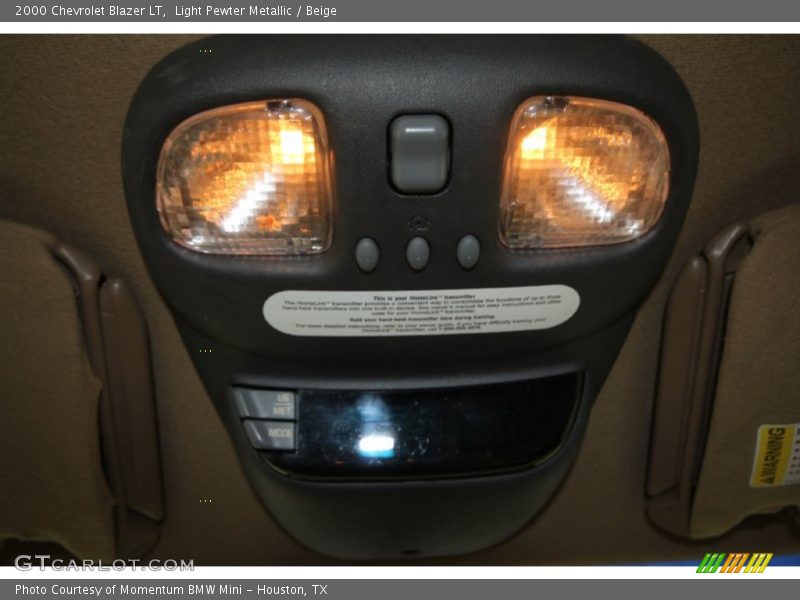 Light Pewter Metallic / Beige 2000 Chevrolet Blazer LT