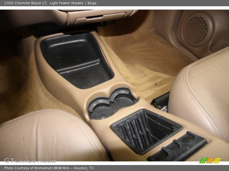 Light Pewter Metallic / Beige 2000 Chevrolet Blazer LT