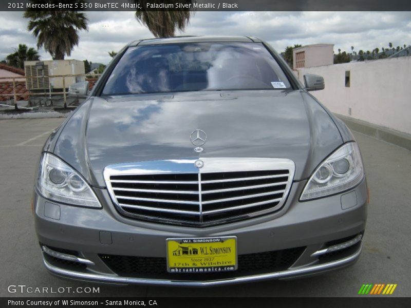 Paladium Silver Metallic / Black 2012 Mercedes-Benz S 350 BlueTEC 4Matic