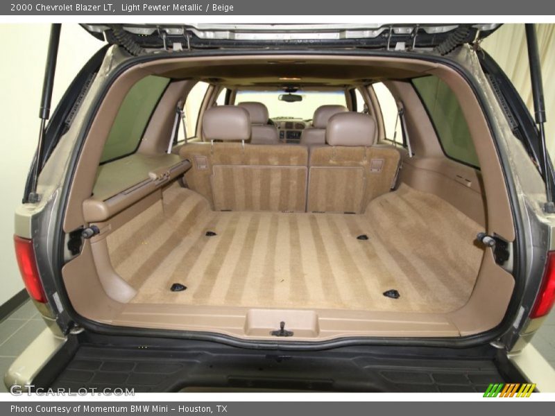 Light Pewter Metallic / Beige 2000 Chevrolet Blazer LT