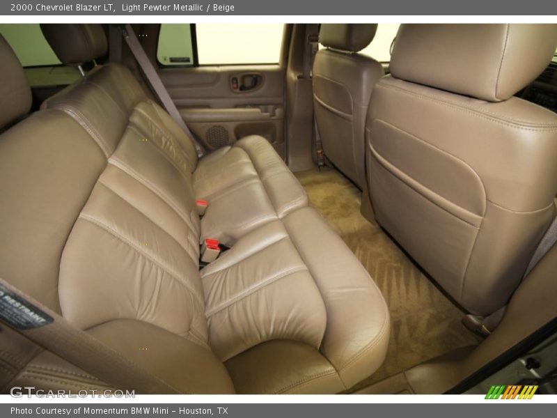 Light Pewter Metallic / Beige 2000 Chevrolet Blazer LT