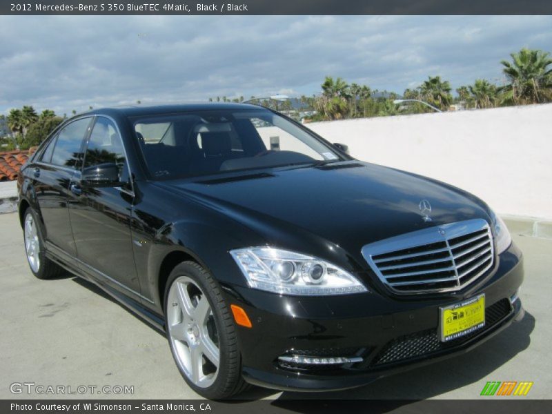 Black / Black 2012 Mercedes-Benz S 350 BlueTEC 4Matic
