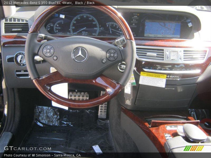 Black / Black 2012 Mercedes-Benz S 350 BlueTEC 4Matic