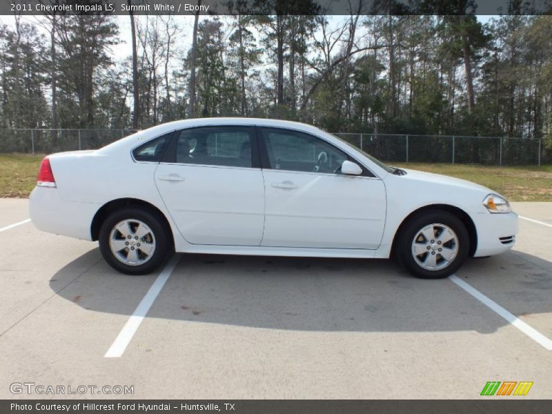 Summit White / Ebony 2011 Chevrolet Impala LS