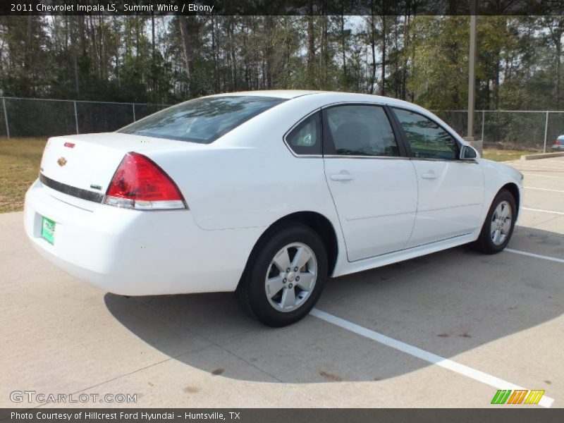 Summit White / Ebony 2011 Chevrolet Impala LS