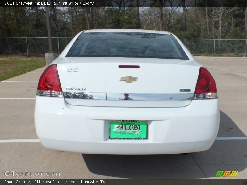 Summit White / Ebony 2011 Chevrolet Impala LS
