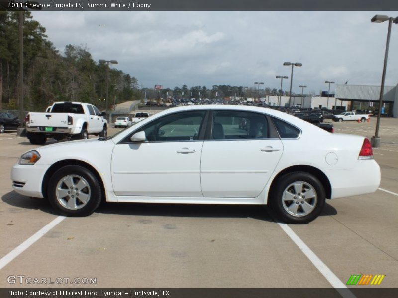 Summit White / Ebony 2011 Chevrolet Impala LS