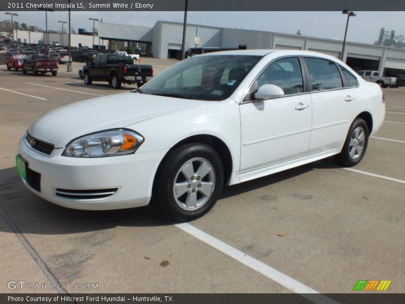 Summit White / Ebony 2011 Chevrolet Impala LS