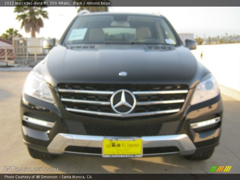 Black / Almond Beige 2012 Mercedes-Benz ML 350 4Matic