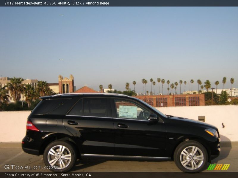 Black / Almond Beige 2012 Mercedes-Benz ML 350 4Matic