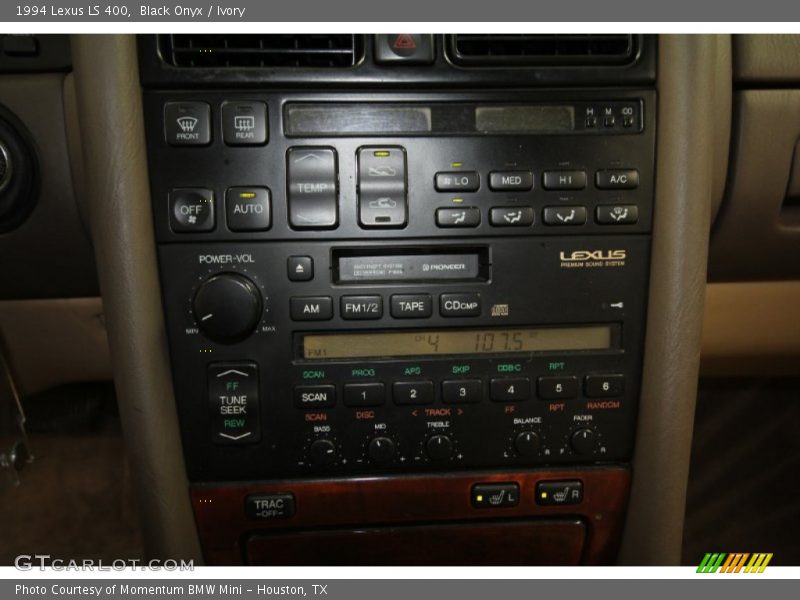 Black Onyx / Ivory 1994 Lexus LS 400