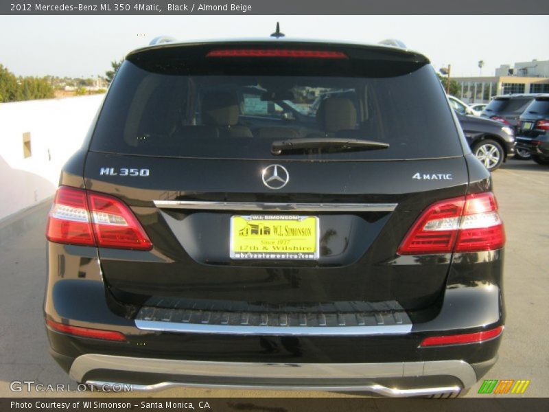 Black / Almond Beige 2012 Mercedes-Benz ML 350 4Matic
