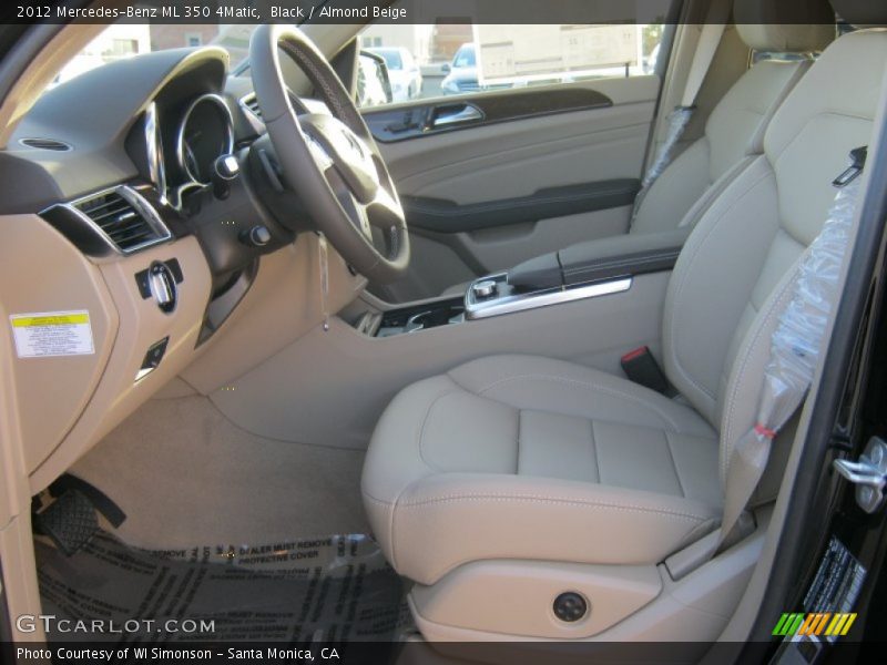 Black / Almond Beige 2012 Mercedes-Benz ML 350 4Matic