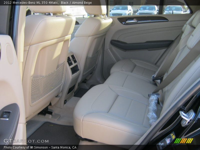 Black / Almond Beige 2012 Mercedes-Benz ML 350 4Matic