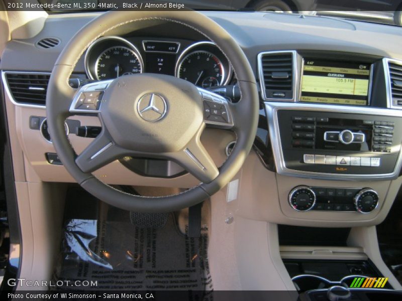 Black / Almond Beige 2012 Mercedes-Benz ML 350 4Matic