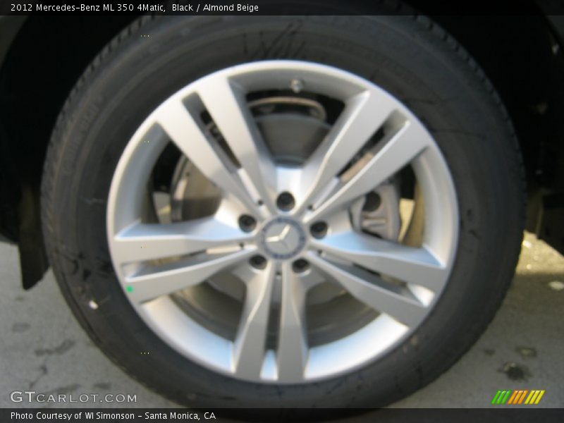 Black / Almond Beige 2012 Mercedes-Benz ML 350 4Matic