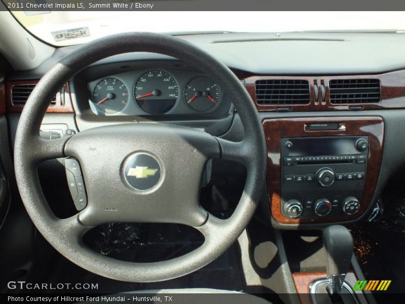 Summit White / Ebony 2011 Chevrolet Impala LS