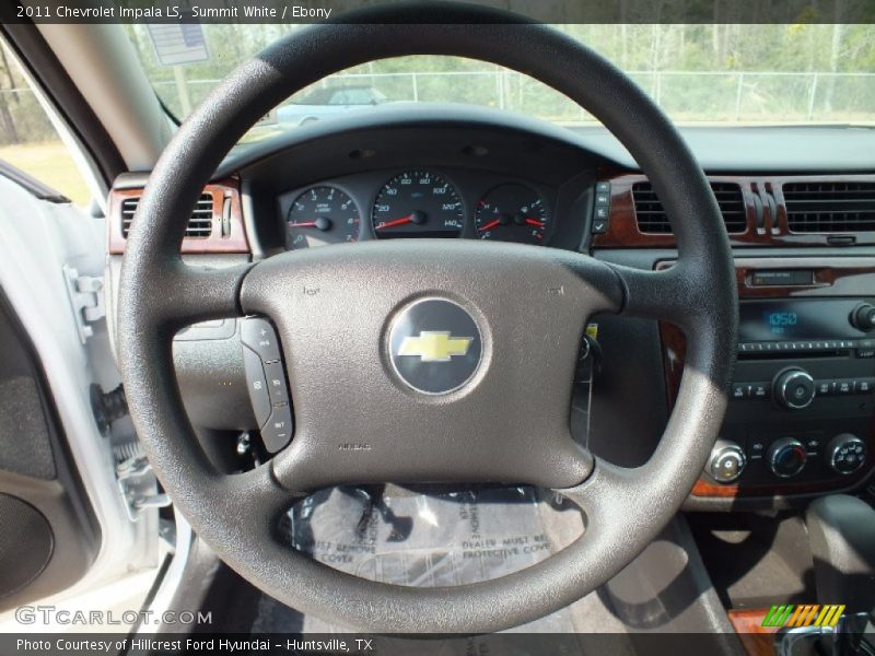 Summit White / Ebony 2011 Chevrolet Impala LS