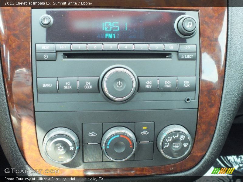 Summit White / Ebony 2011 Chevrolet Impala LS