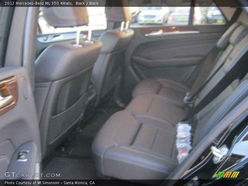 Black / Black 2012 Mercedes-Benz ML 350 4Matic