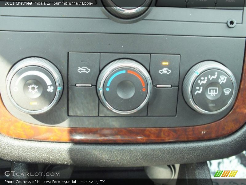 Summit White / Ebony 2011 Chevrolet Impala LS