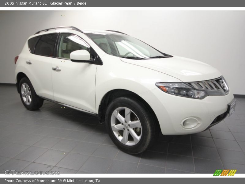 Glacier Pearl / Beige 2009 Nissan Murano SL