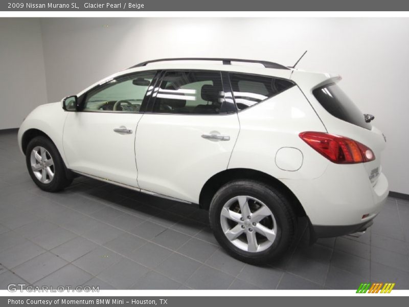 Glacier Pearl / Beige 2009 Nissan Murano SL