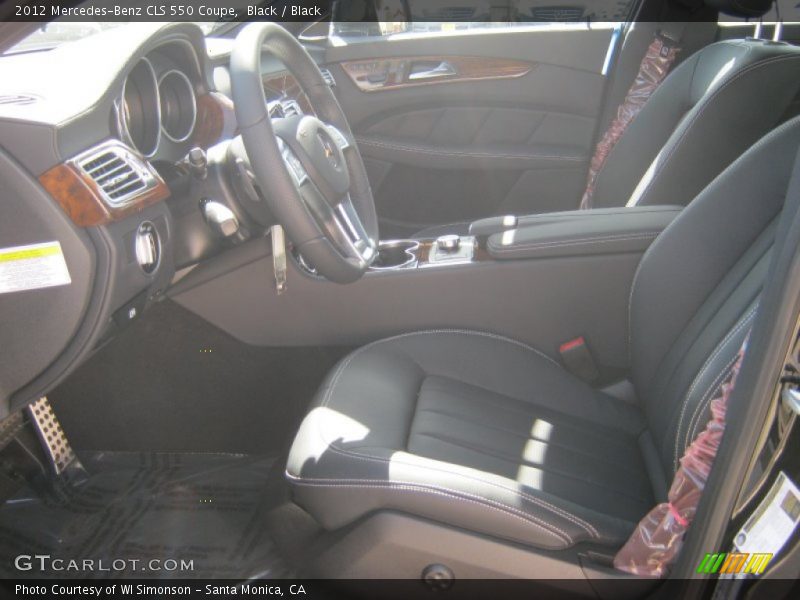 Black / Black 2012 Mercedes-Benz CLS 550 Coupe