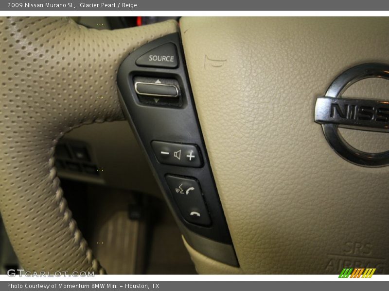 Glacier Pearl / Beige 2009 Nissan Murano SL