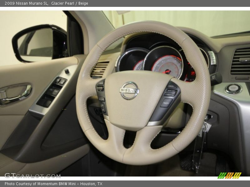 Glacier Pearl / Beige 2009 Nissan Murano SL