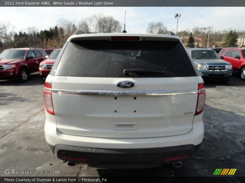 White Suede / Medium Light Stone 2012 Ford Explorer 4WD