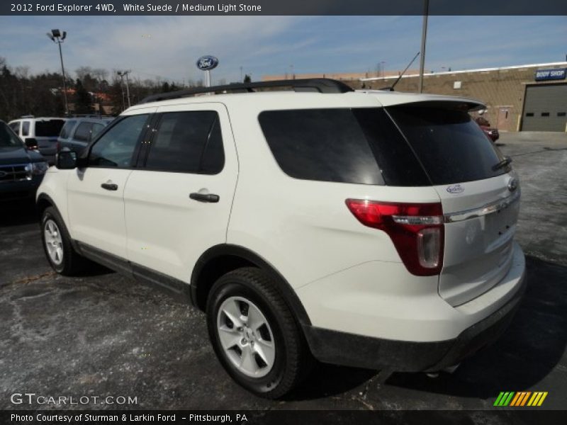 White Suede / Medium Light Stone 2012 Ford Explorer 4WD