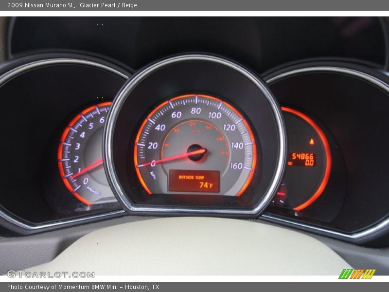 Glacier Pearl / Beige 2009 Nissan Murano SL