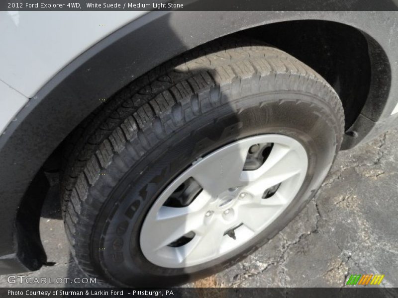 White Suede / Medium Light Stone 2012 Ford Explorer 4WD