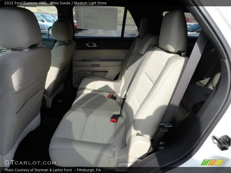 White Suede / Medium Light Stone 2012 Ford Explorer 4WD