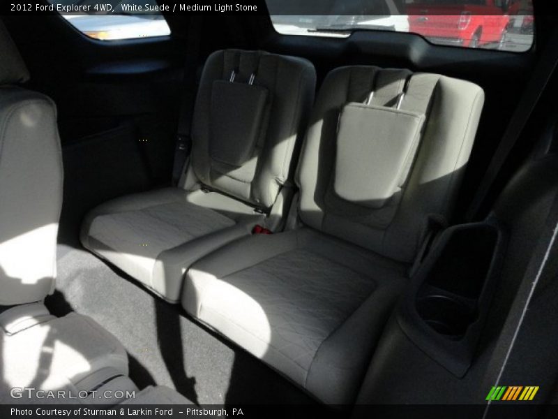 White Suede / Medium Light Stone 2012 Ford Explorer 4WD