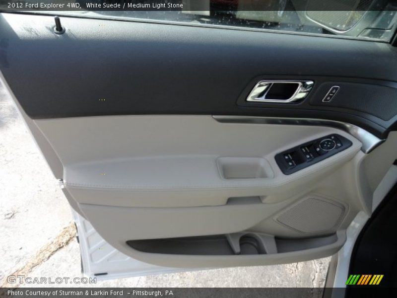 White Suede / Medium Light Stone 2012 Ford Explorer 4WD