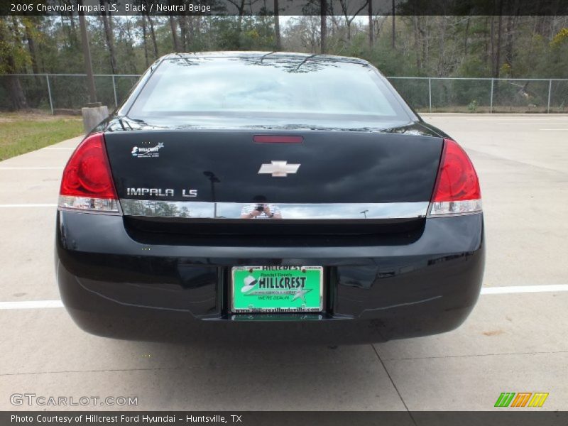 Black / Neutral Beige 2006 Chevrolet Impala LS