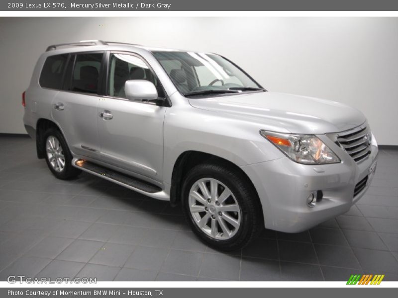 Mercury Silver Metallic / Dark Gray 2009 Lexus LX 570