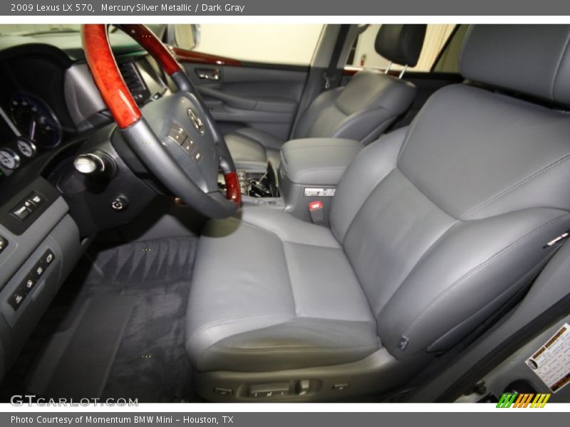 Mercury Silver Metallic / Dark Gray 2009 Lexus LX 570