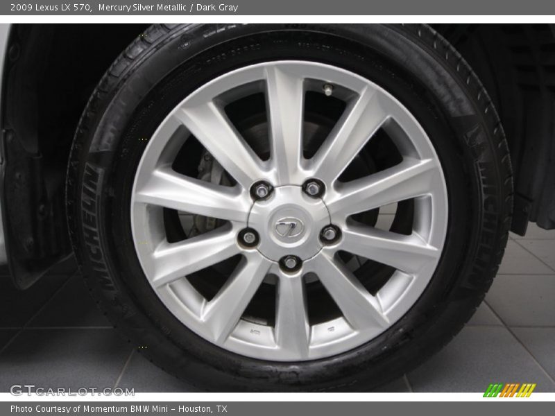 Mercury Silver Metallic / Dark Gray 2009 Lexus LX 570
