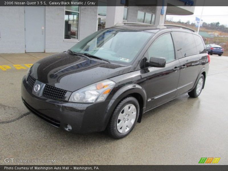 Galaxy Black Metallic / Gray 2006 Nissan Quest 3.5 S