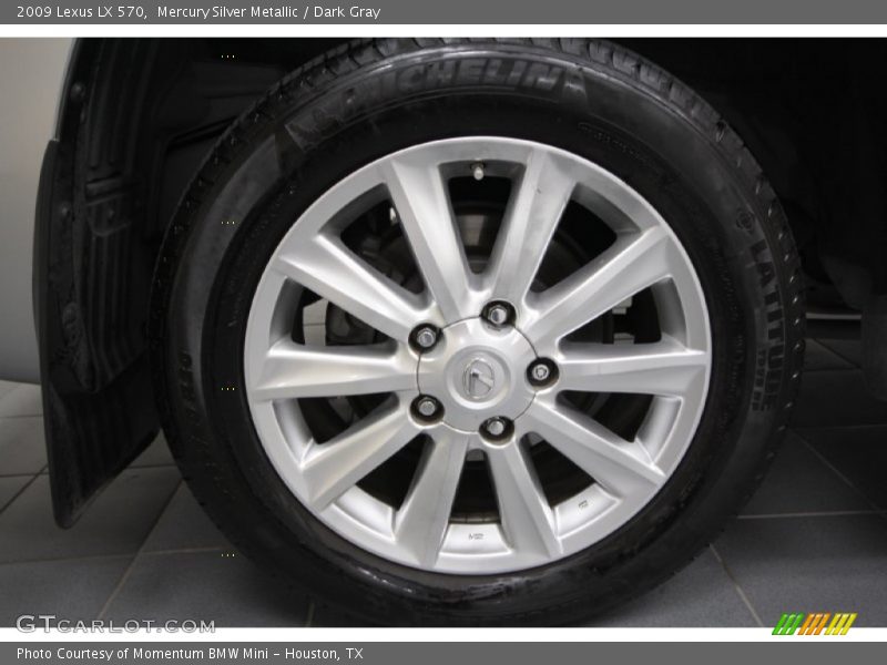 Mercury Silver Metallic / Dark Gray 2009 Lexus LX 570