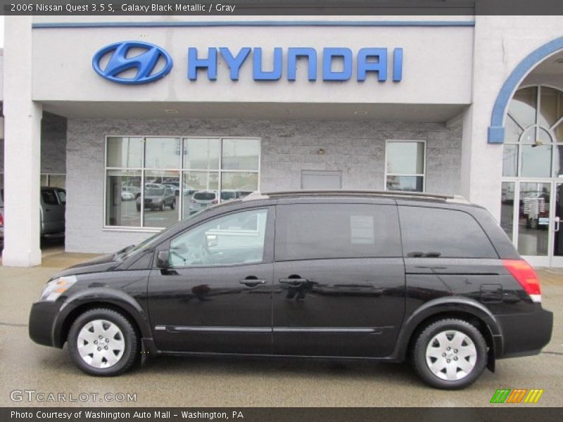 Galaxy Black Metallic / Gray 2006 Nissan Quest 3.5 S